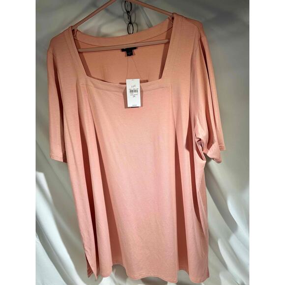 Tops - J Jill Womens Coralstone Plus Size Long Sleeve Square Neck Top Size 2X